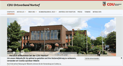 Desktop Screenshot of cdu-nortorf.de